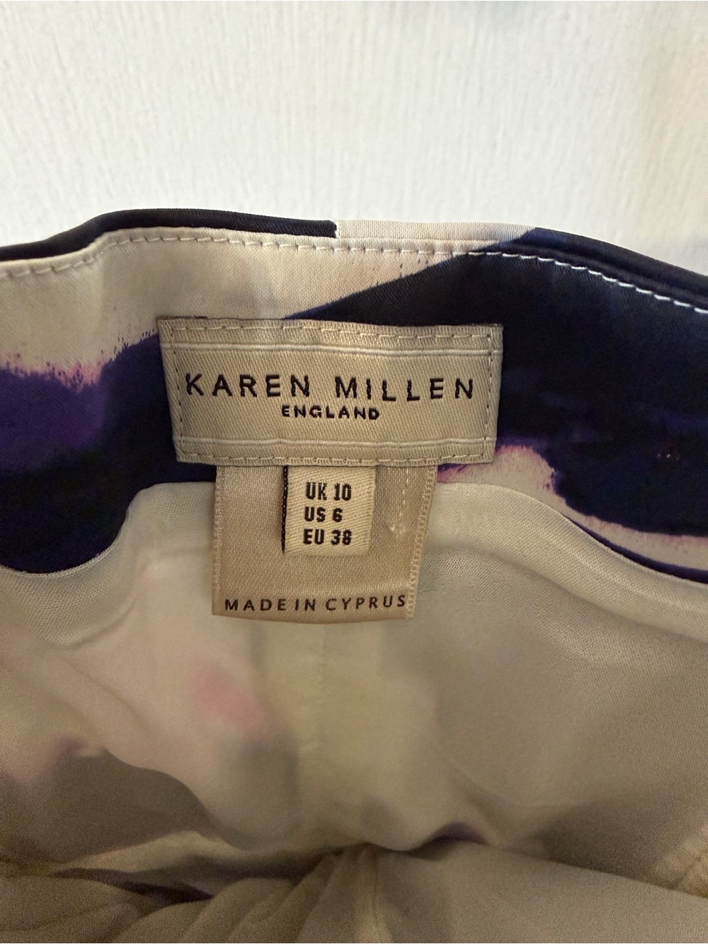 Karen Millen Abstract Brushstroke Dress - Size 6 - Multicolor - Picture 10 of 16